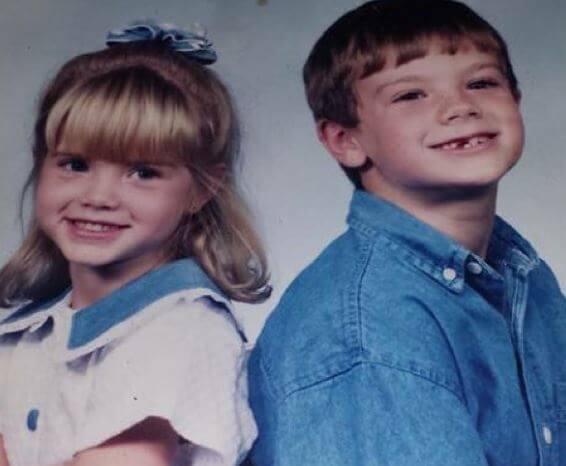Terri Lee daughter Sara Lee and son Bobby while young.